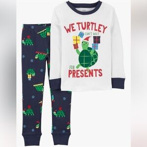 ⭐️2T Carter's Little Boys' Christmas 2-Piece Snug Fit Cotton PJs ⭐️